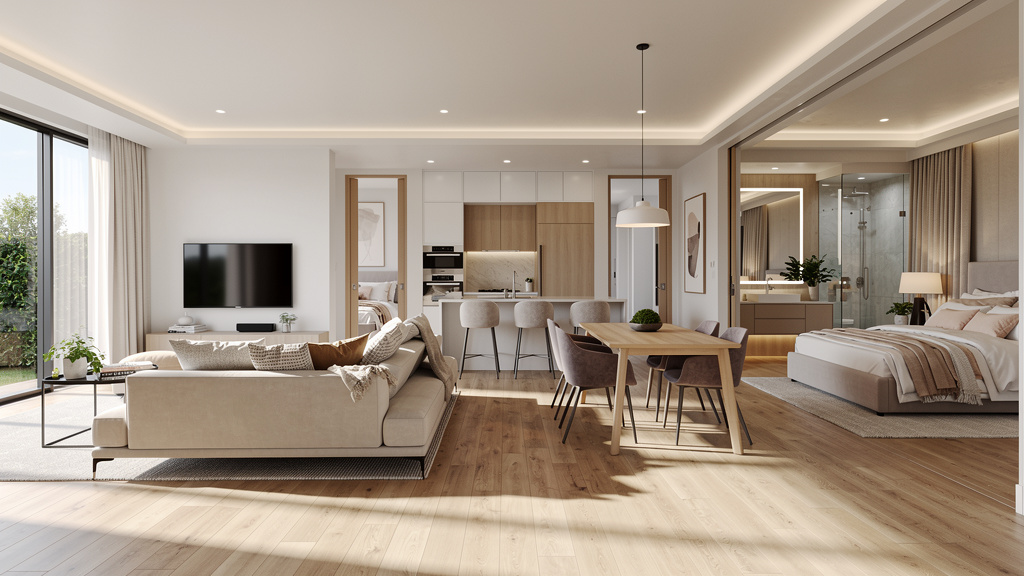 Plan maison plain-pied 2 chambres avec suite parentale : 8 modèles